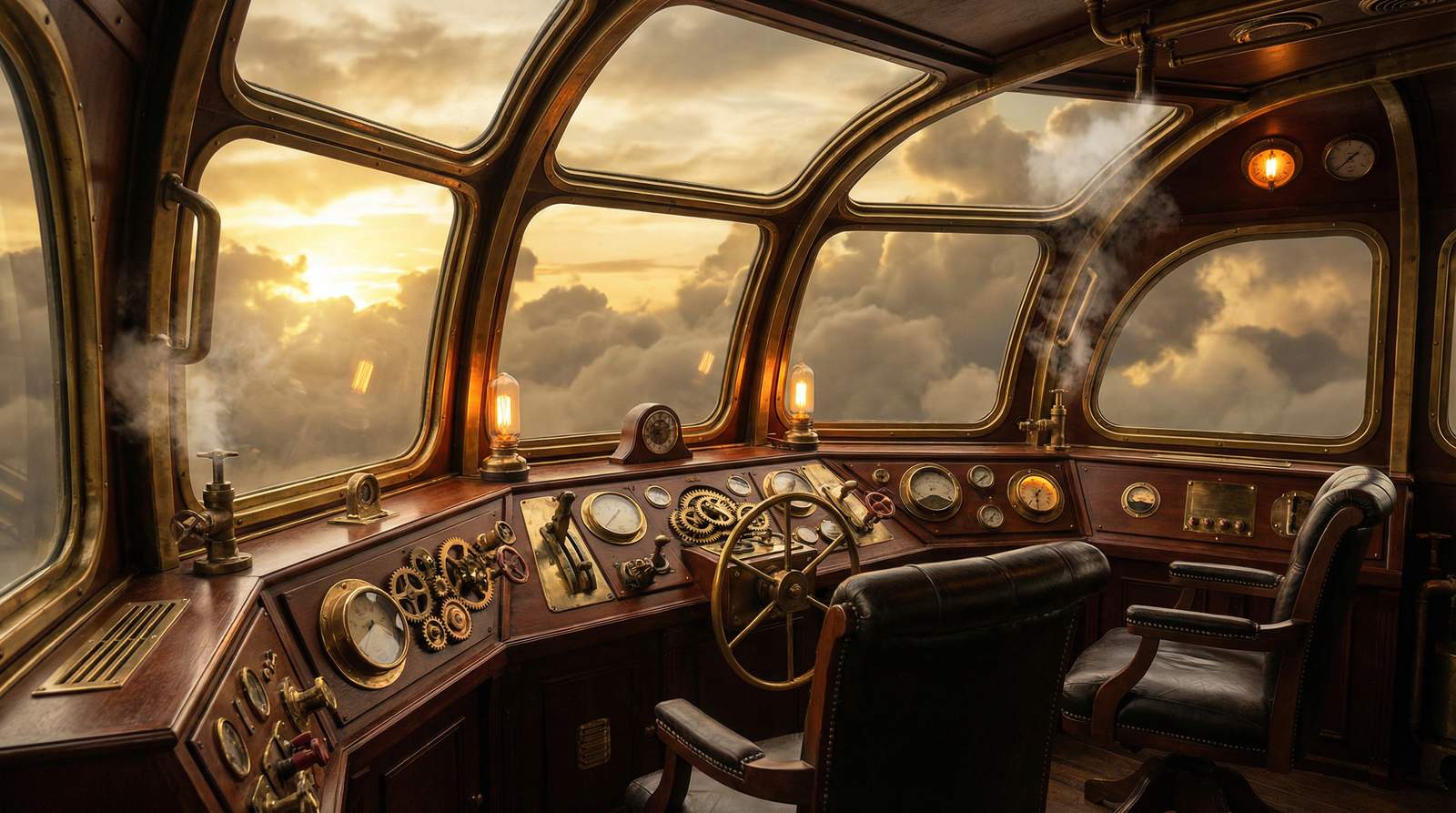 赏金女王 - 财富之翼号飞艇驾驶舱视角